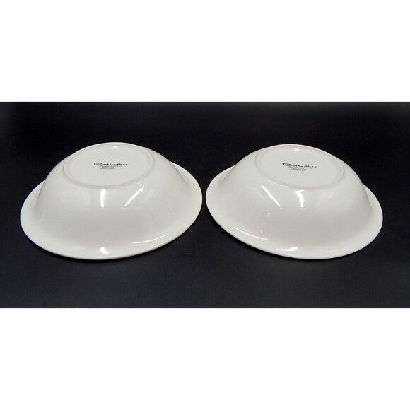 Tabletops Unlimited Butterflies 8-1/2 Inch Soup Pasta Salad Bowl Set of 2 - Picture 5 of 10